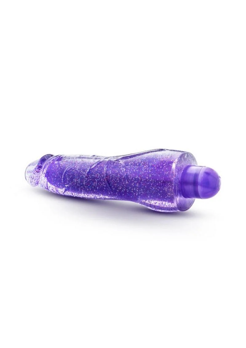 Glow Dicks Molly 8 Inch Glitter Vibrator with Color Changing Lights - Image 5