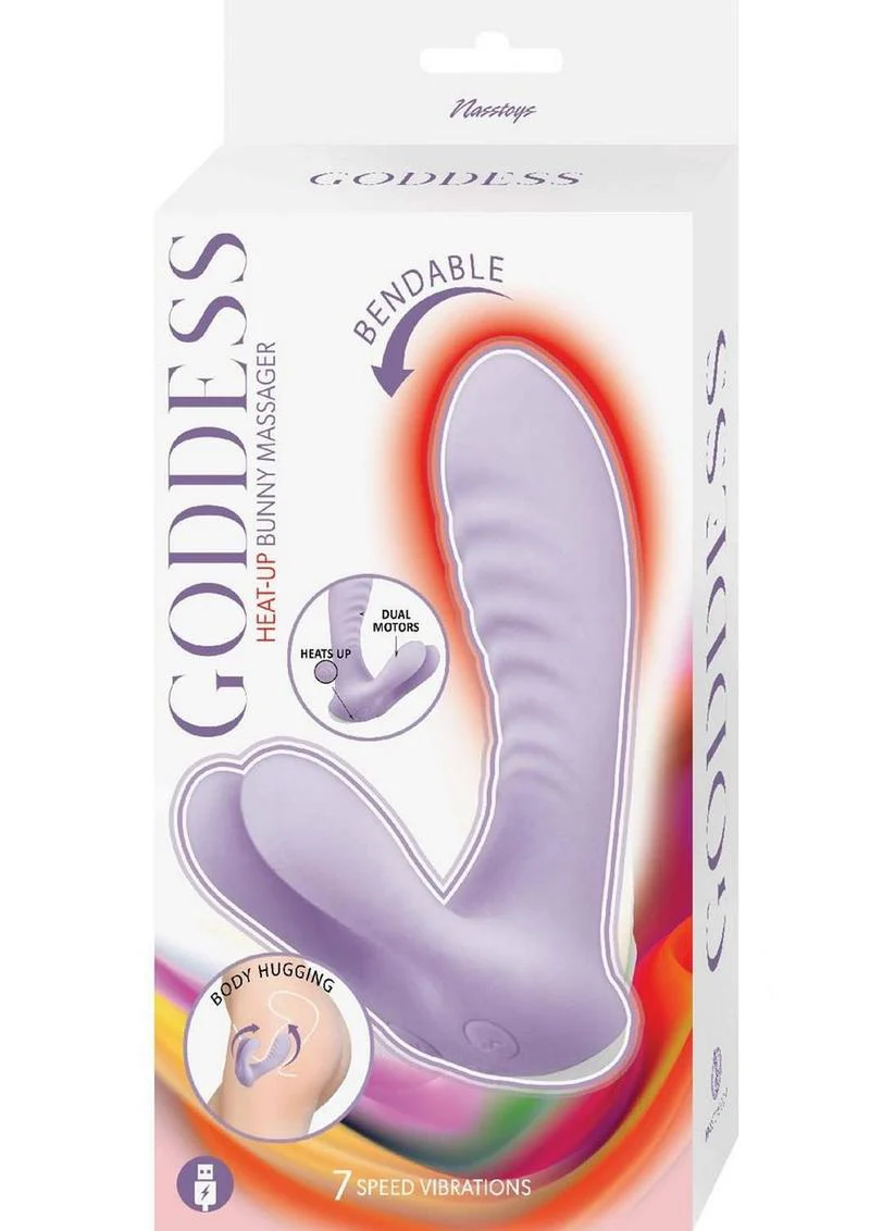 Goddess Heat Up Rechargeable Bunny Massager - Image 3