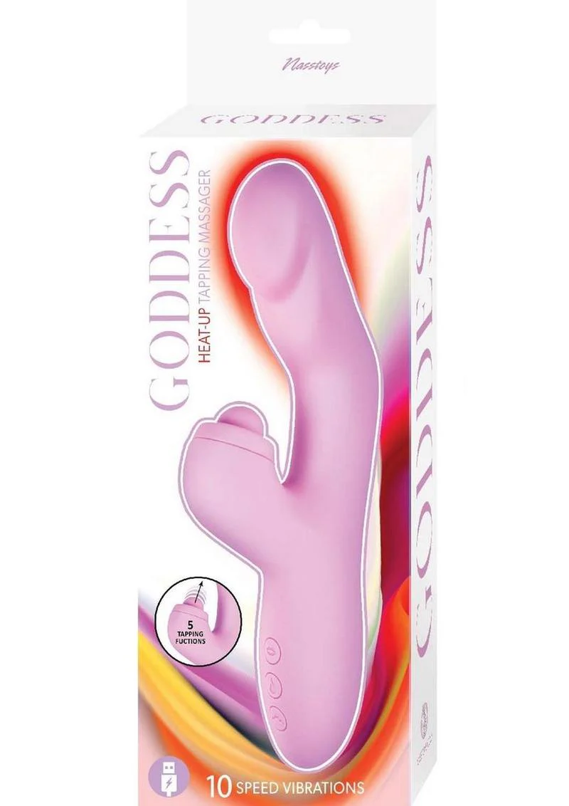 Goddess Heat-Up Tapping Rabbit Vibrator - Image 7