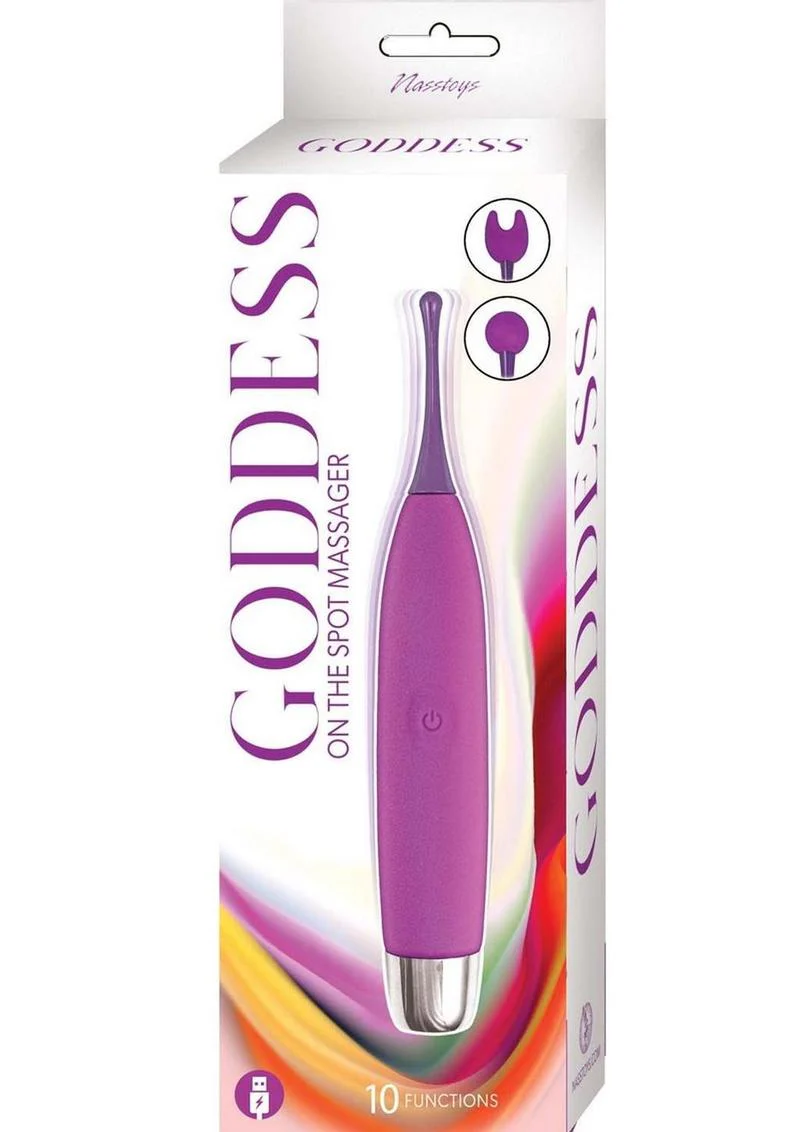 Goddess On The Spot Rechargeable Silicone Massager - Image 4