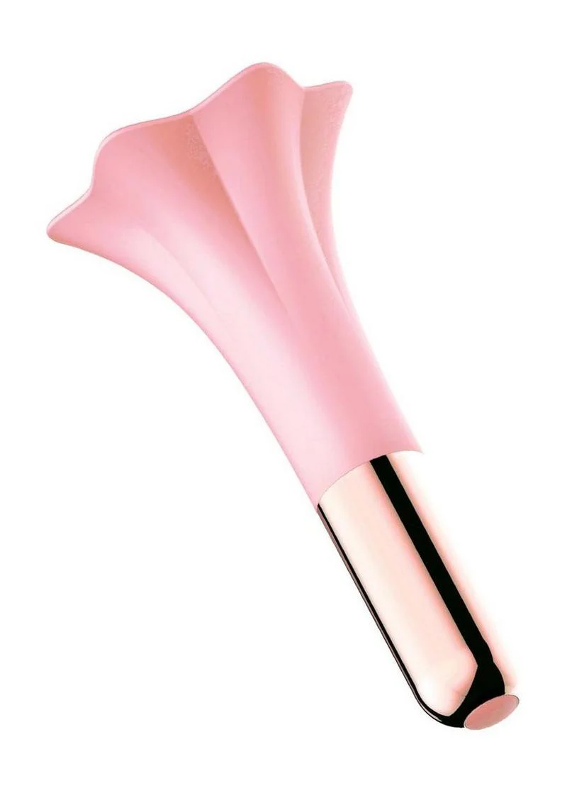 Goddess Pink Lily Rechargeable Silicone Massager - Image 2