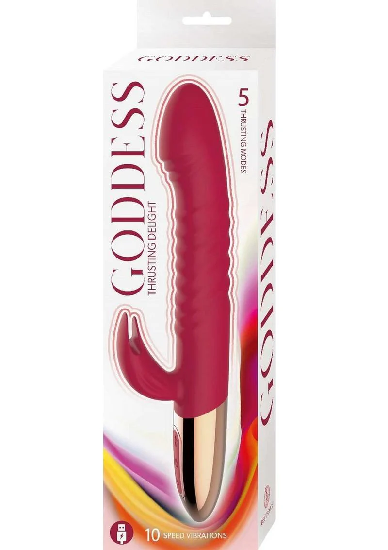 Goddess Thrusting Delight Recharge Rabbit Vibrator - Image 4