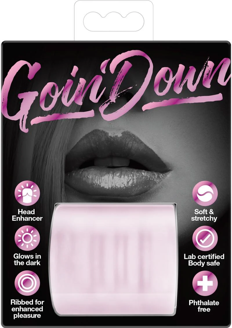 Goin' Down BJ Masturbator - Ribbed Soft And Stretchy Glows in the Dark - Image 2