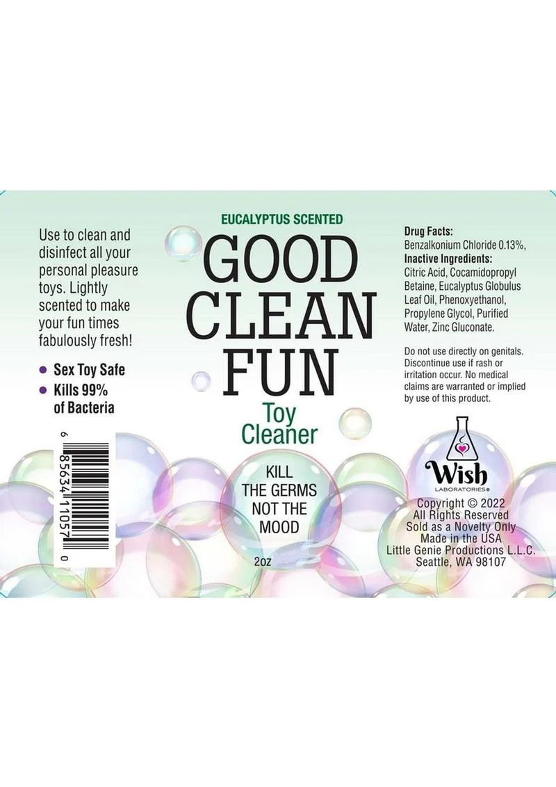 Good Clean Fun Toy Cleaner Eucalyptus Scented - Image 4