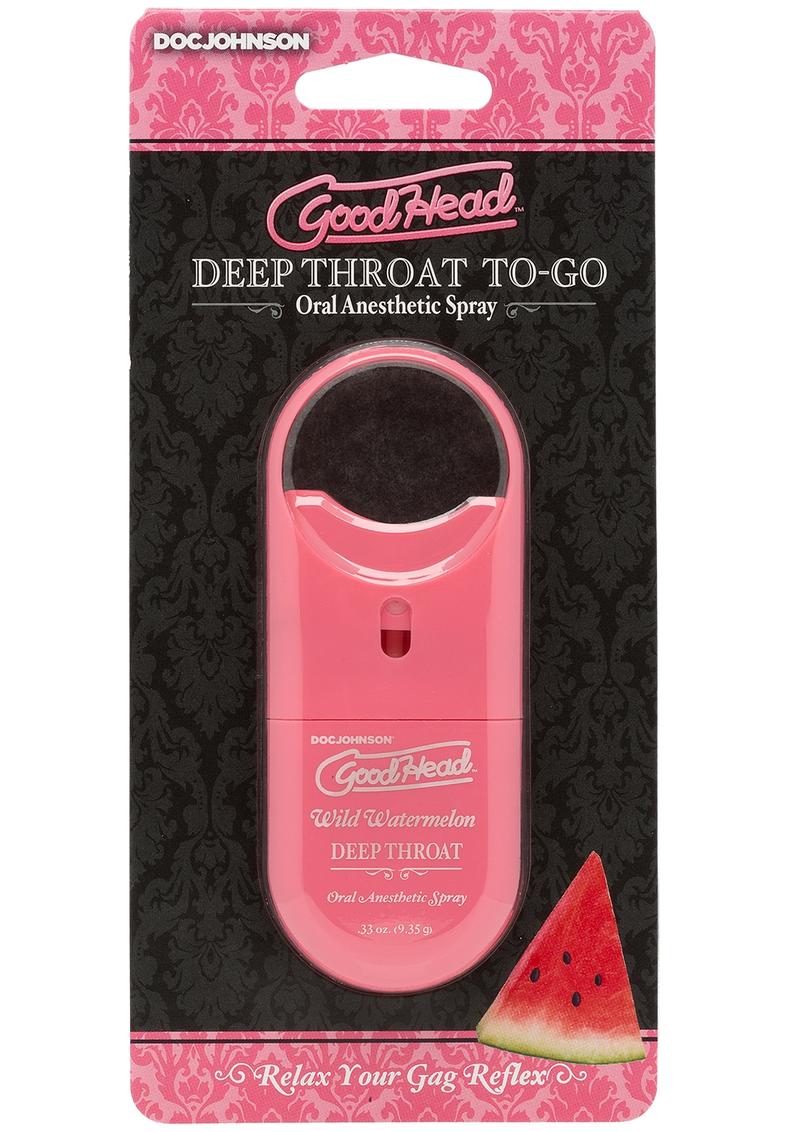 Good Head Deep Throat To Go Oral Spray Wild Watermelon - Image 3