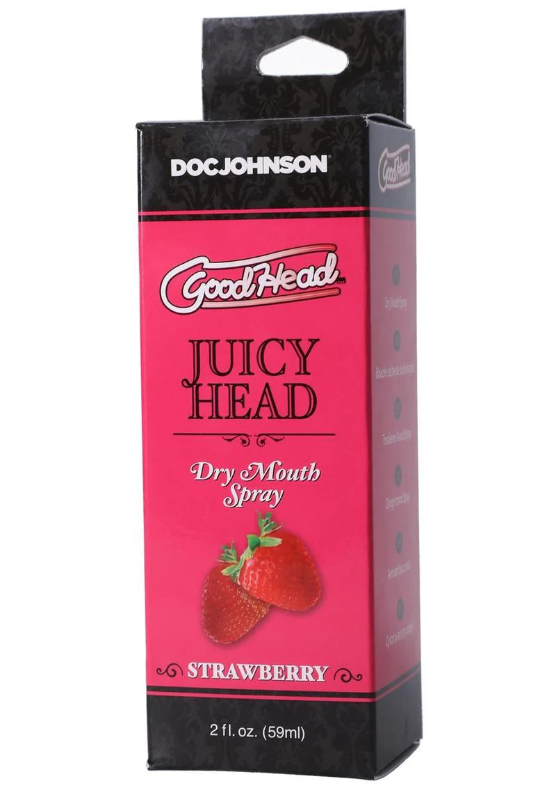 Good Head Juicy Head To Go Dry Mouth Spray Strawberry - Image 2