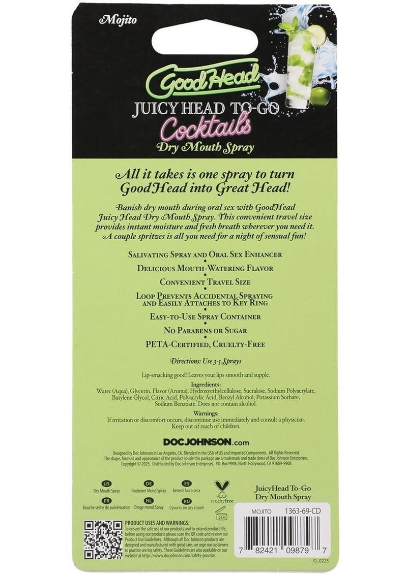 Good Head Mojito Dry Mouth Spray - Image 3