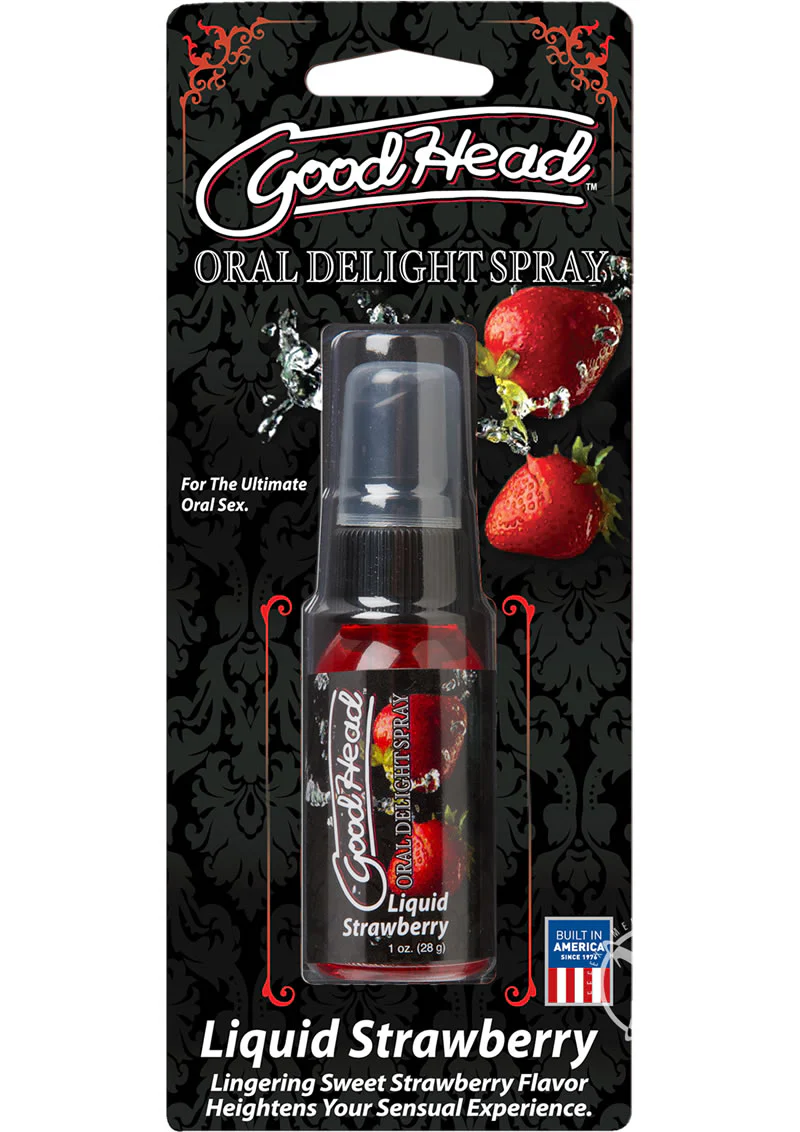 Good Head Oral Delight Spray Liquid Strawberry Flavor - Image 2