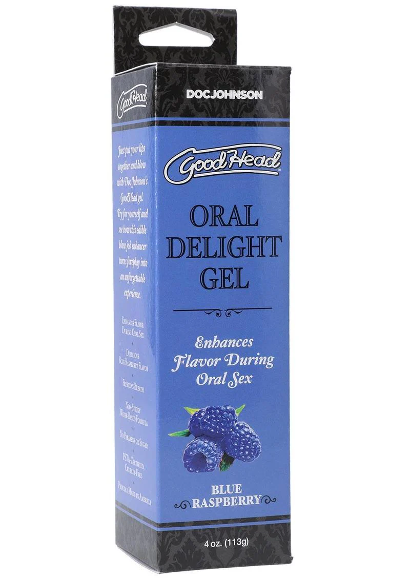 GoodHead Blue Raspberry Oral Delight Gel - Image 2