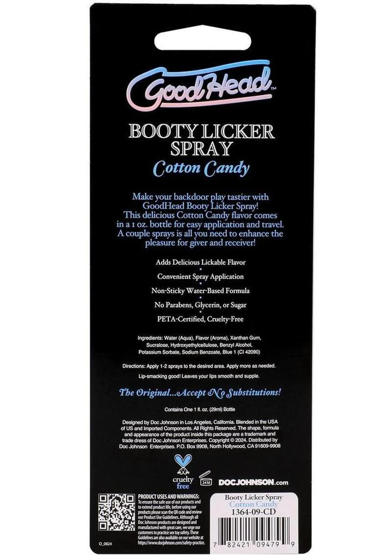 GoodHead Booty Licker Spray Cotton Candy Flavor - Image 4