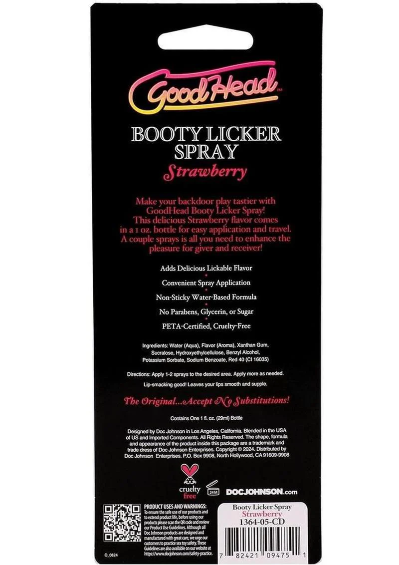 GoodHead Booty Licker Spray Strawberry - Image 4