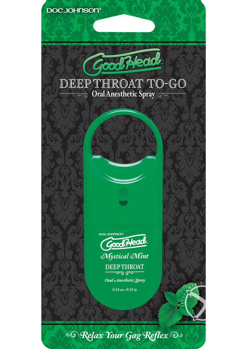 GoodHead Deep Throat To Go Oral Anesthetic Spray Mint - Image 2