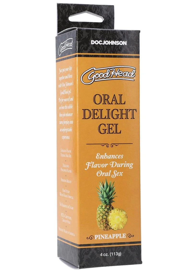 GoodHead Oral Delight Gel Pineapple Flavored Oral Sex Enhancer - Image 2
