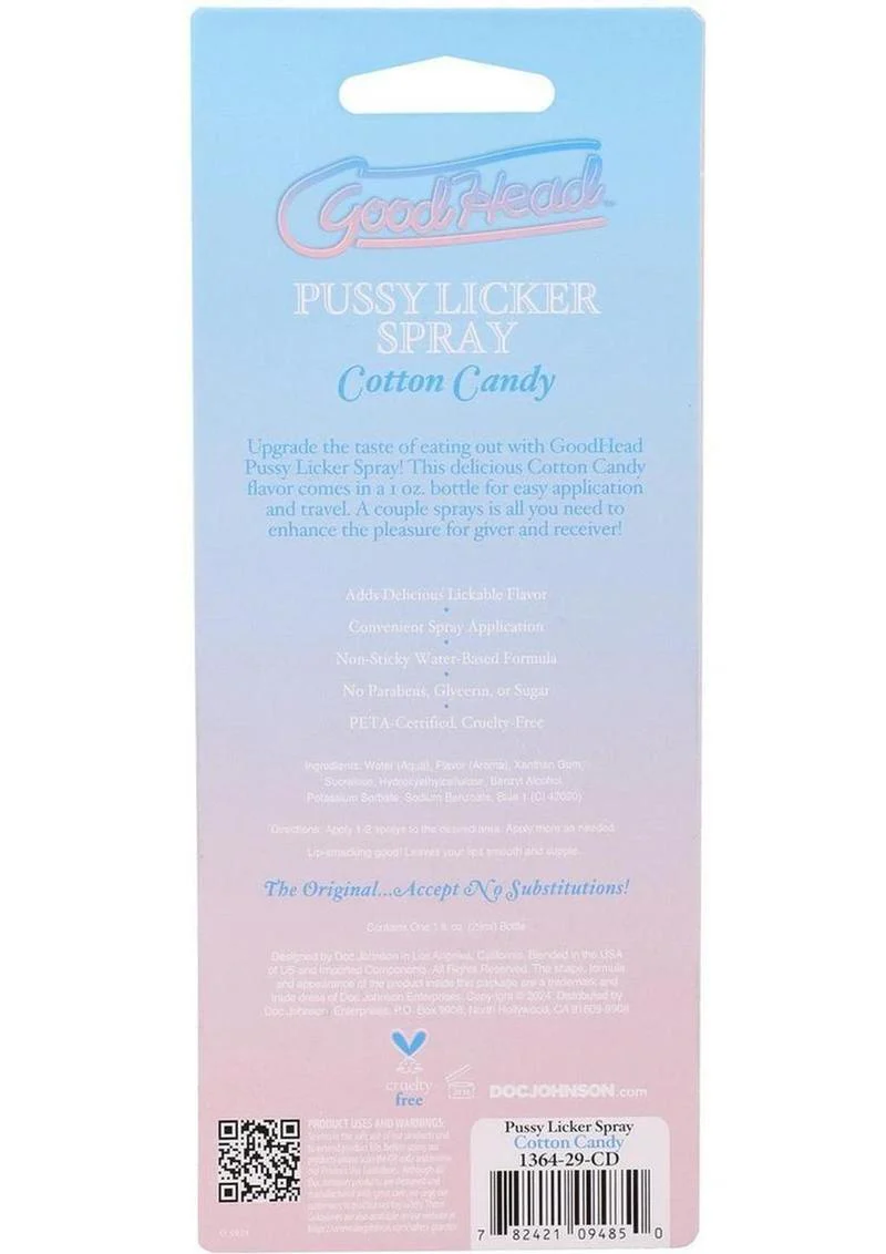 GoodHead Pussy Licker Spray Cotton Candy Flavor - Image 4