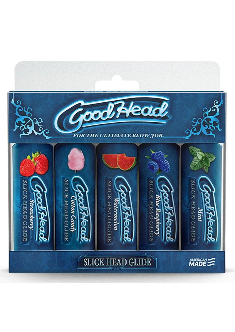 Good Head Slick Head Glide Flavored Lubricants Pack - Image 2