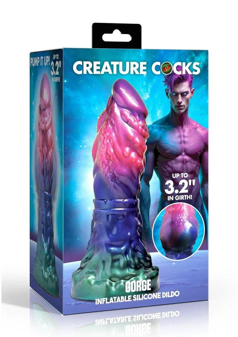 Gorge Inflatable Silicone Dildo - Image 2