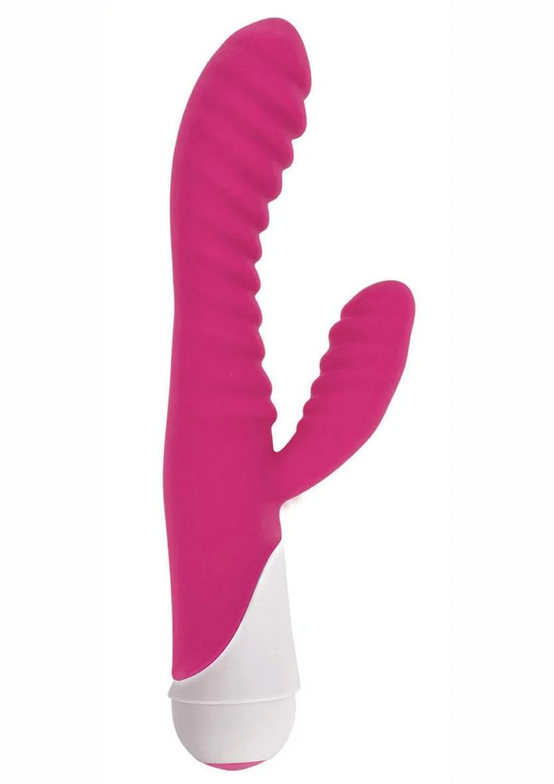 Gossip Celia Ribbed Silicone Rabbit Vibrator - Image 2