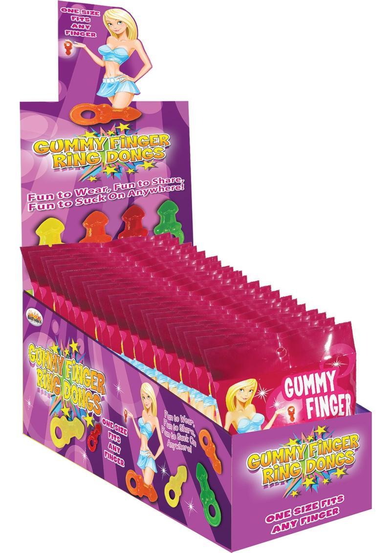 Gummy Finger Ring Dongs 12 Packs - Image 2