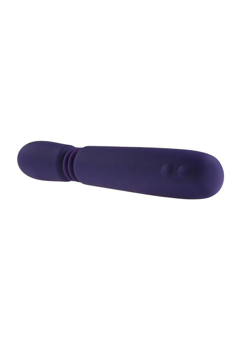 Handy Thruster Rechargeable Silicone Vibrator Purple - Image 2