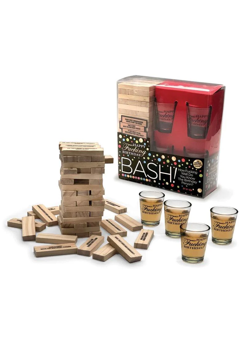 Happy Fucking Birthday Bash Drinking Game 21 Plus Fun Party Game
