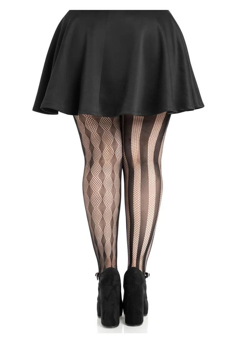 Harlequin Net Tights - Image 2