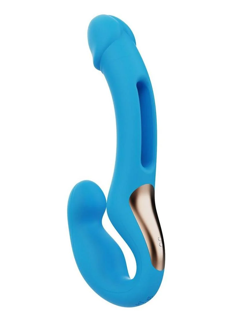Harmony Duo App-Controlled Rechargeable Silicone Strapless Strap-On - Image 3