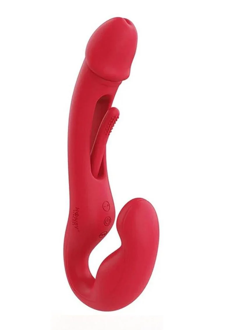 Harmony Duo App-Controlled Rechargeable Silicone Strapless Strap-On - Image 4