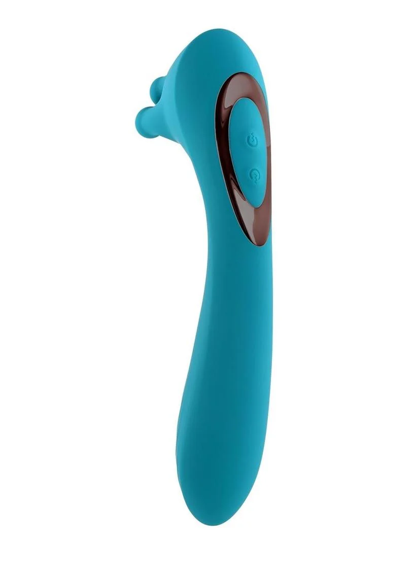 Heads or Tails Silicone Rechargeable Dual Vibrator - Image 2