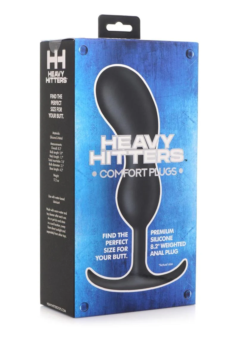 Heavy Hitters Comfort Plugs 8.2 Inch Weighted Silicone - Image 15