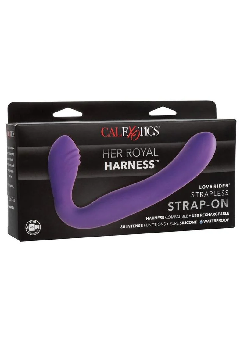 Her Royal Harness Love Rider Strapless Strap-On Rechargeable Vibrator - Image 8