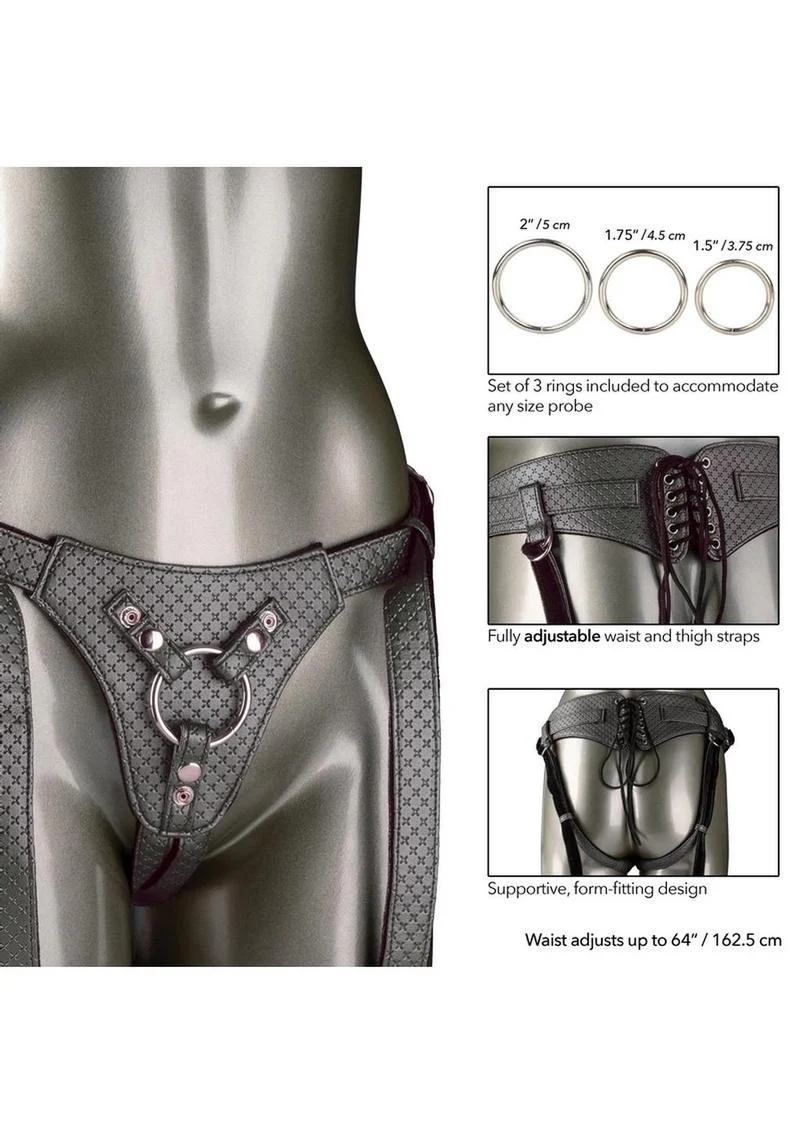 Her Royal Harness - The Regal Queen Adjustable Harness - Image 3