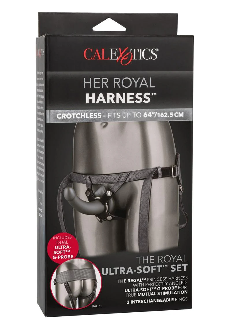 Her Royal Harness The Royal Ultra-Soft Set Crotchless Adjustable - Image 4