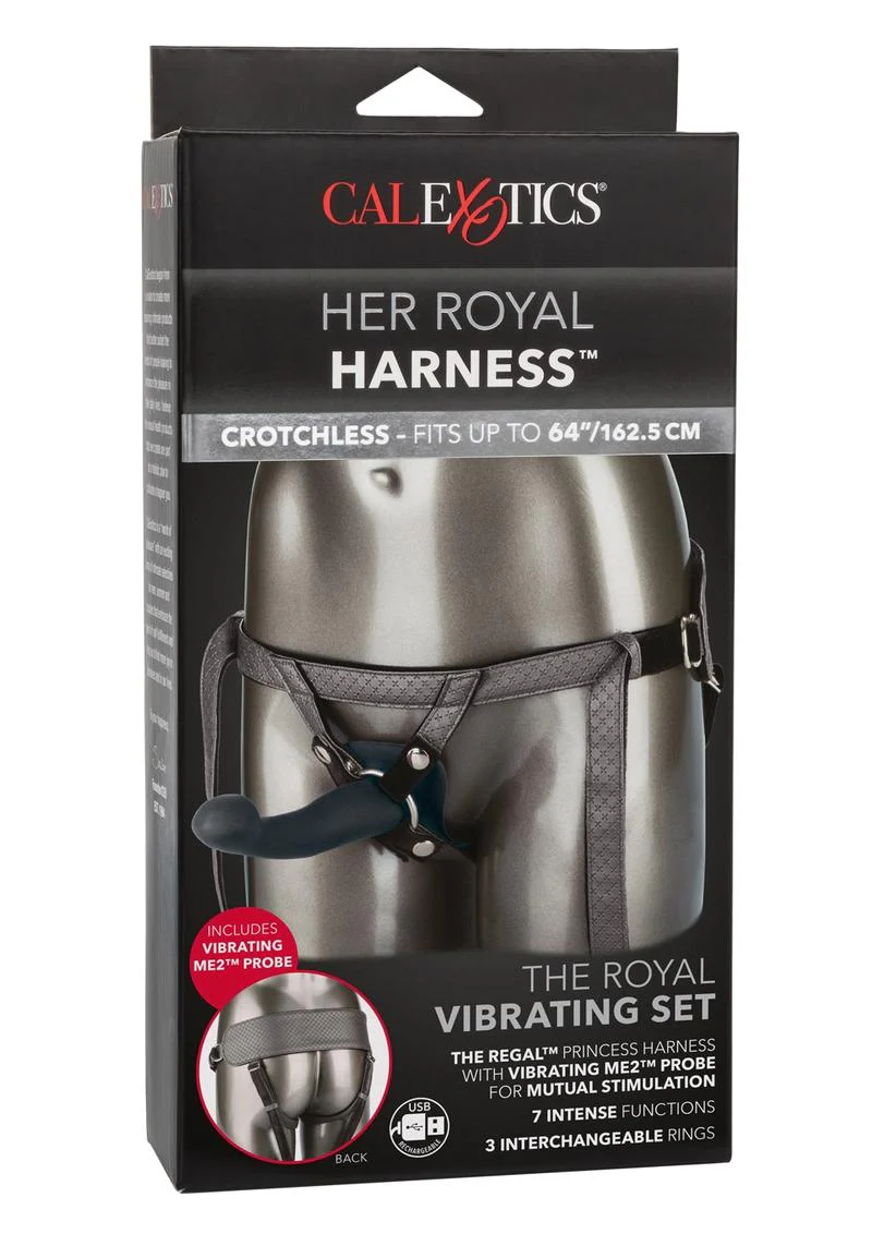 Her Royal Harness Vibrating Strap-On Set - Image 4