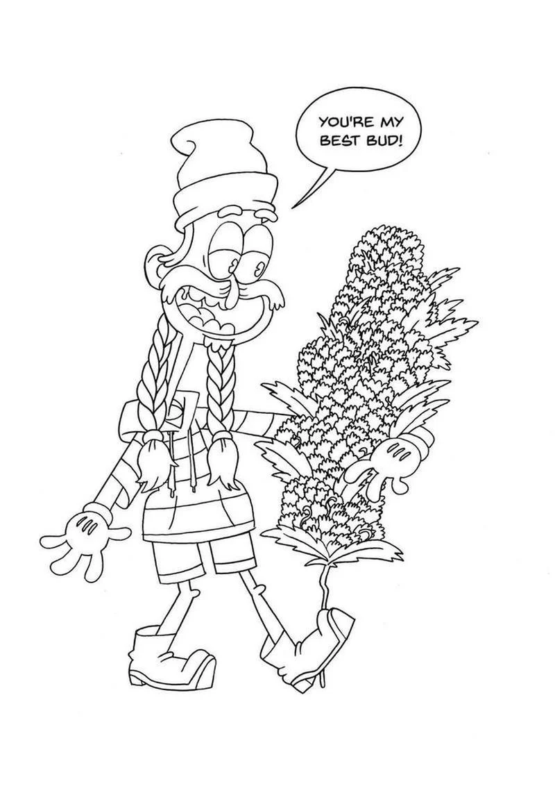 High AF Adult Coloring Book - Image 2