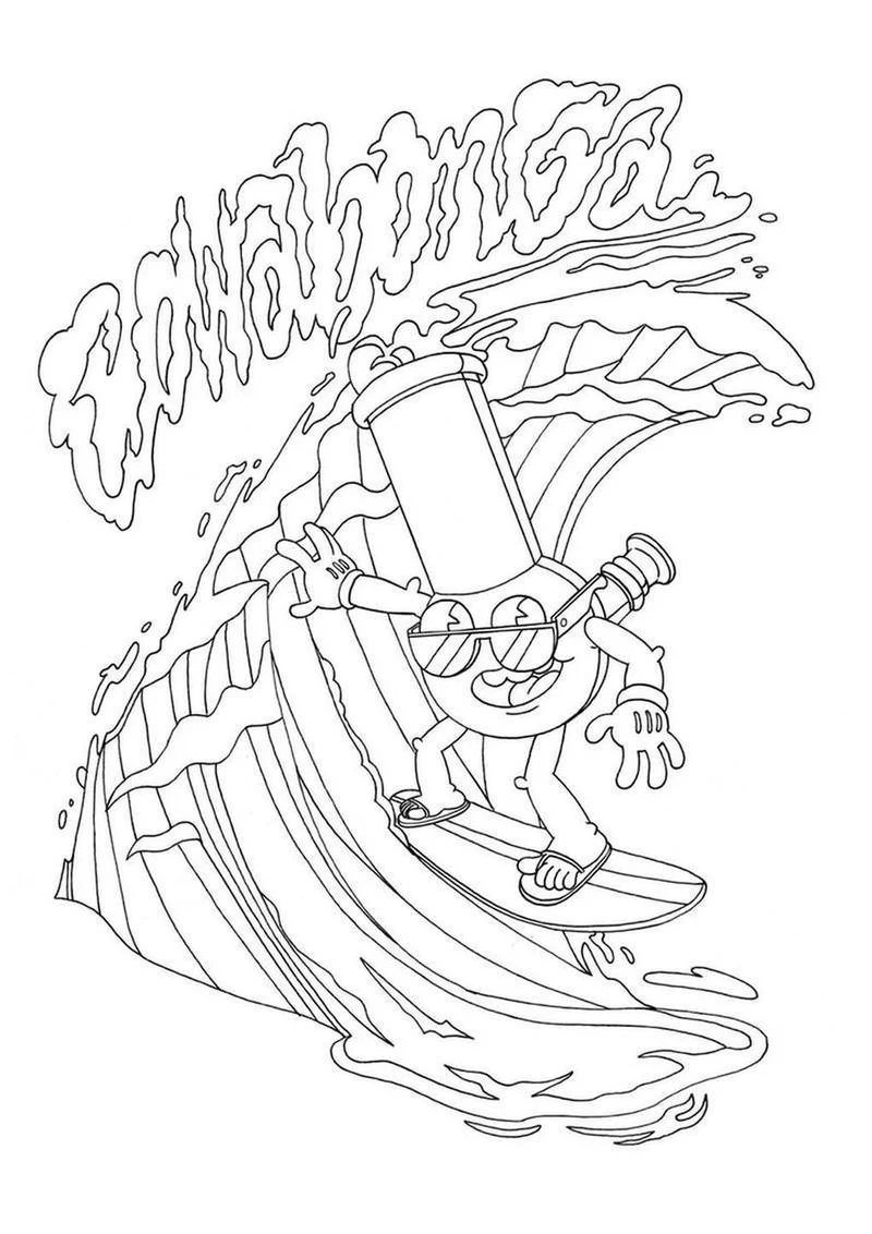 High AF Adult Coloring Book - Image 3