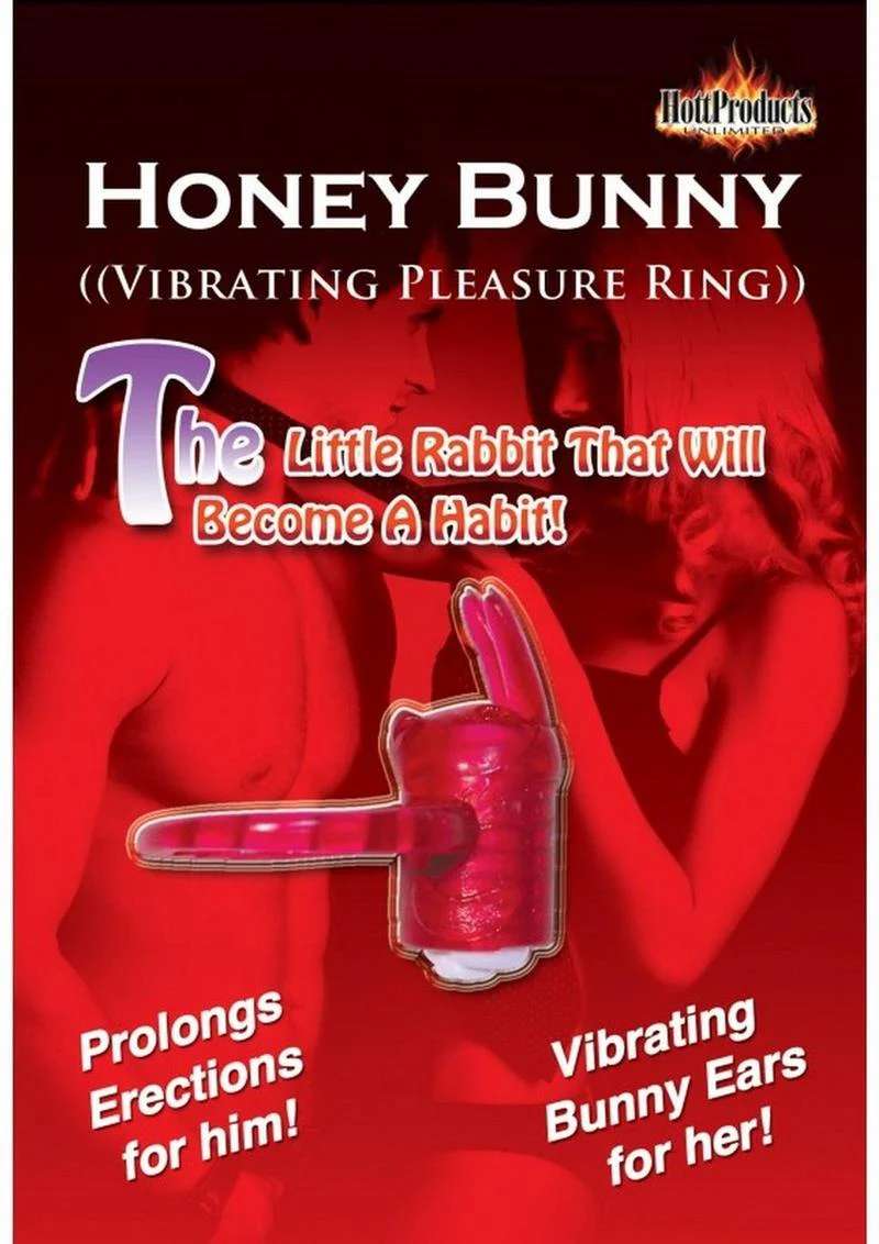 Honey Bunny Vibrating Pleasure Ring - Image 2