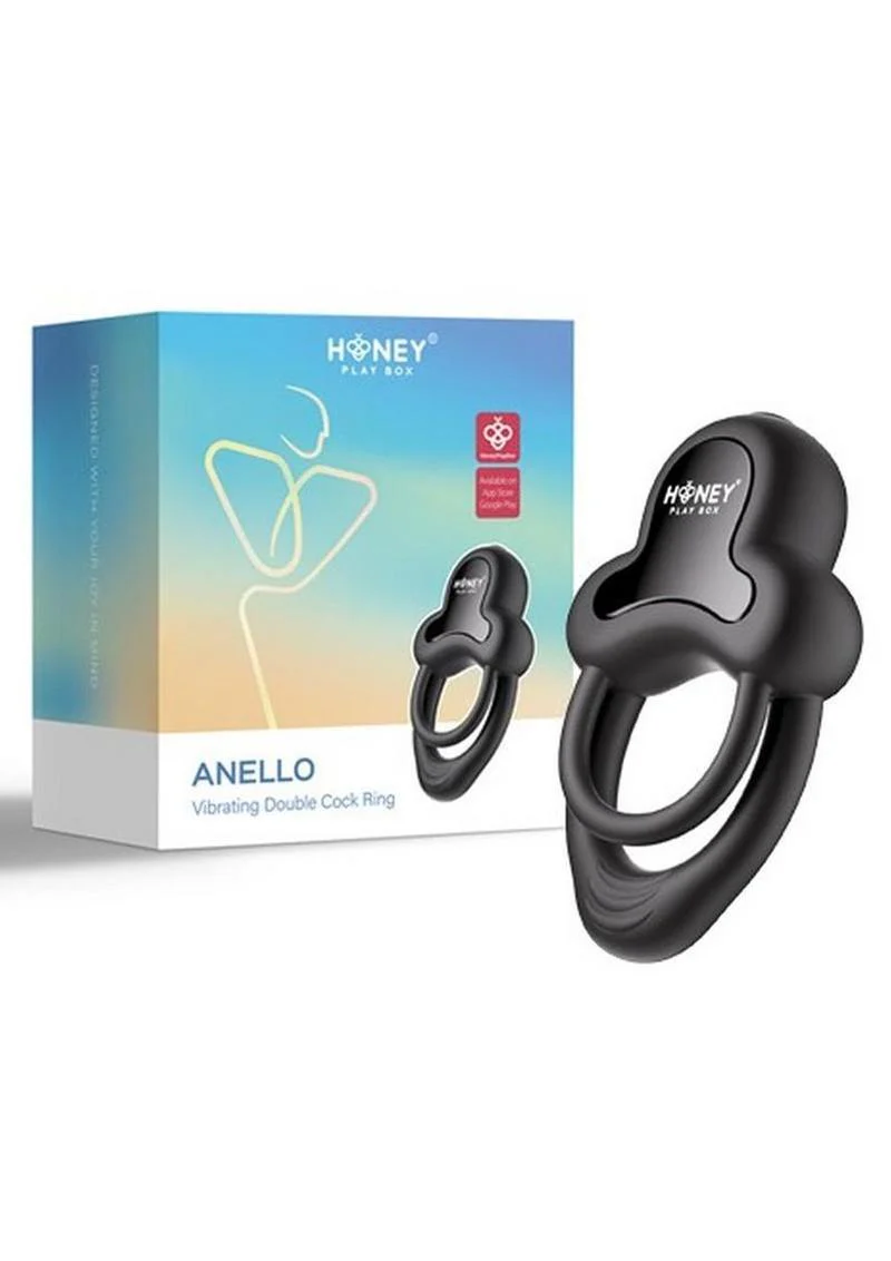 Honey Play Box Anello Vibrating Double Cock Ring App Controlled - Image 6