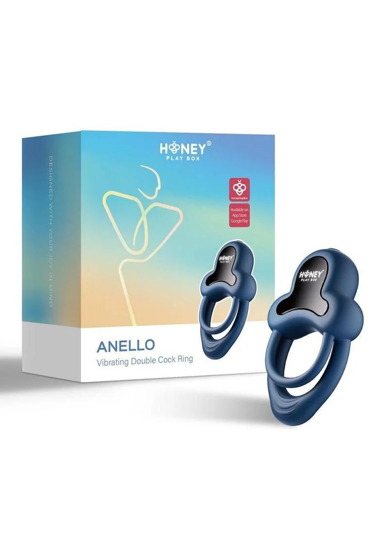Honey Play Box Anello Vibrating Double Cock Ring App Controlled - Image 7