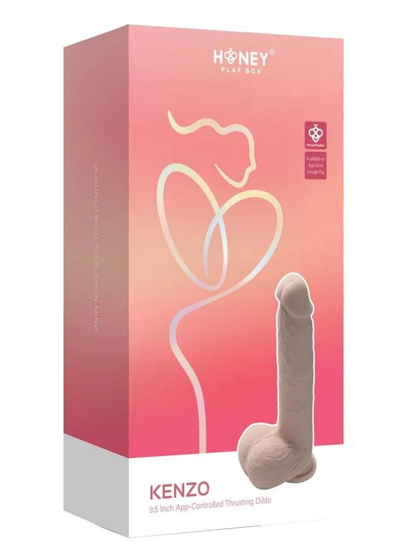 Honey Play Box KENZO 9.5″ App-Controlled Thrusting Dildo - Image 4