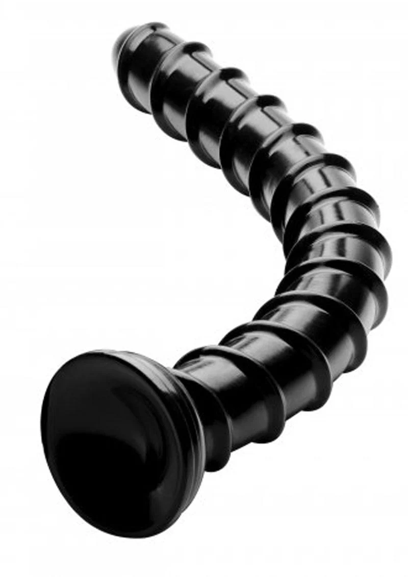 Hosed 2in Swirl Hose 18in Extra Long Textured Anal Depth Trainer - Image 2