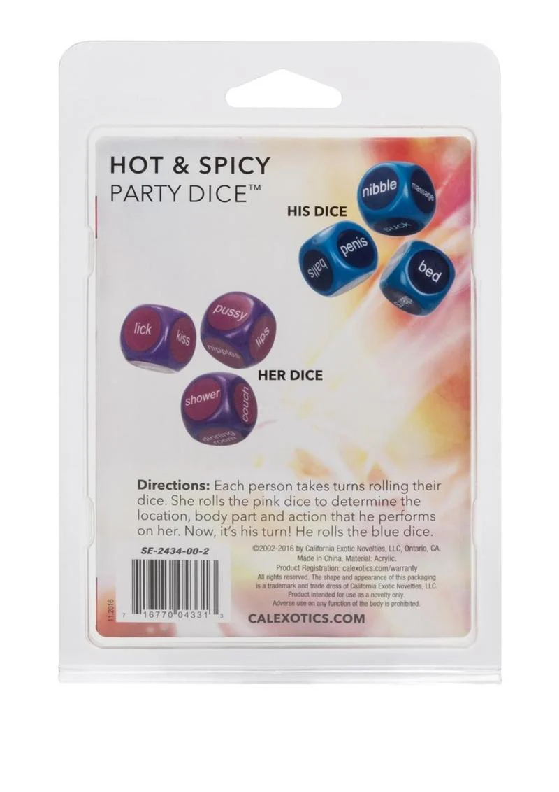 Hot and Spicy Party Dice - Image 3