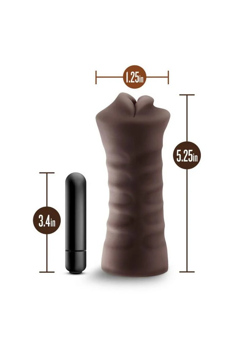 Hot Chocolate Heather Vibrating Masturbator - Image 3