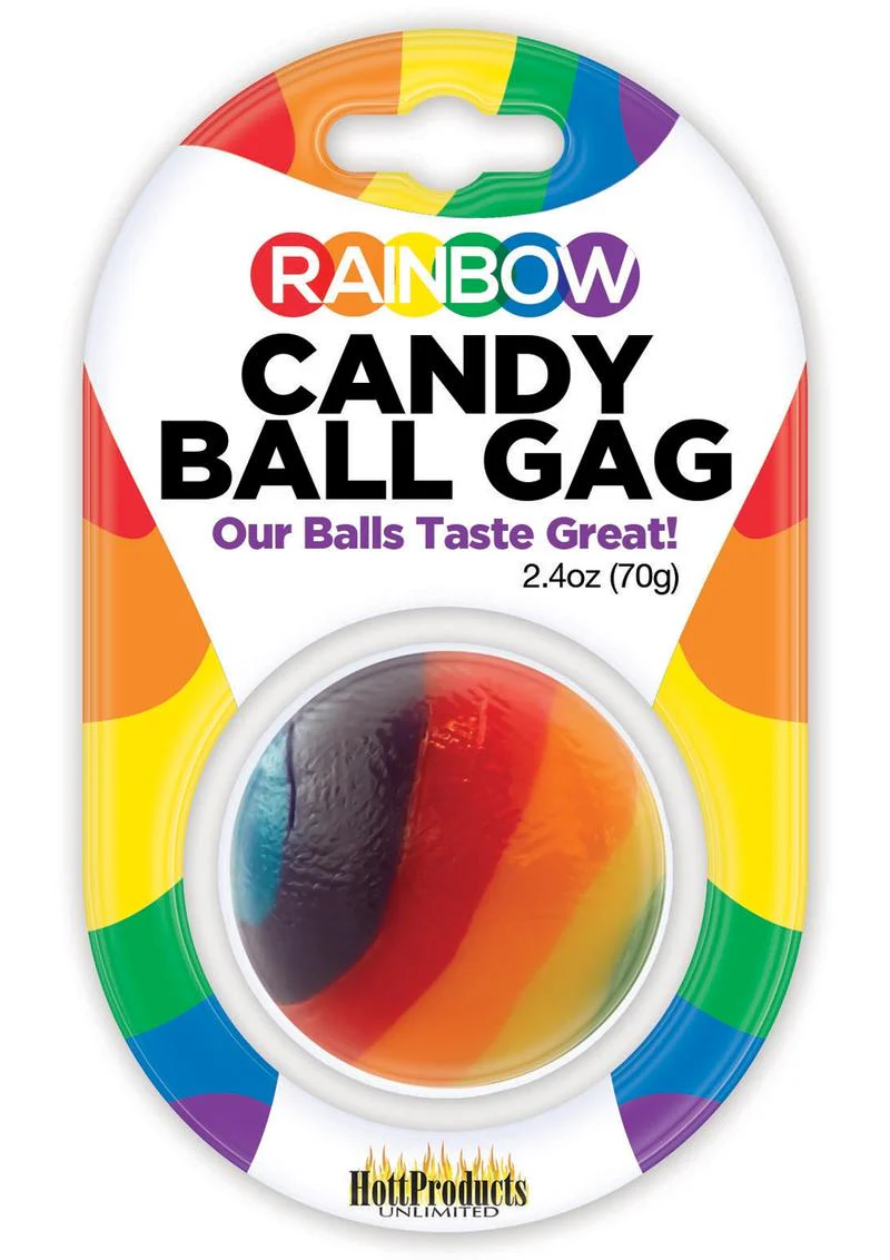 Hott Products Rainbow Candy Ball Gag - Image 2