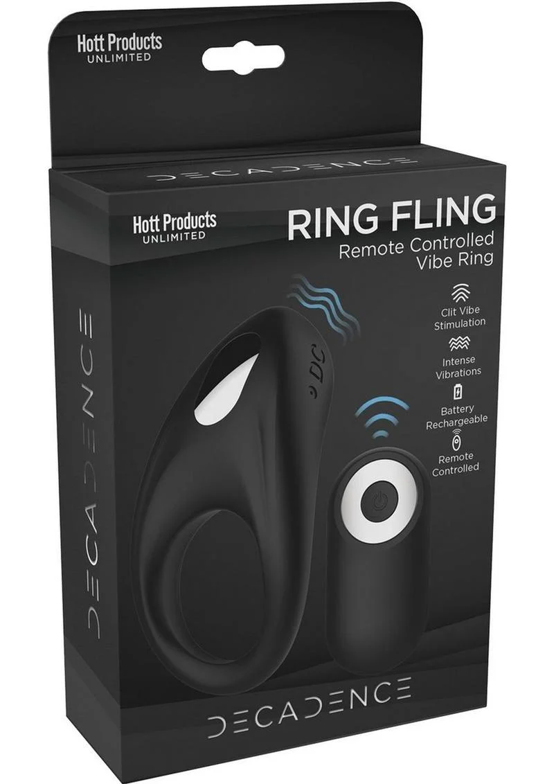 Hott Products Unlimited Decadence Ring Fling Remote