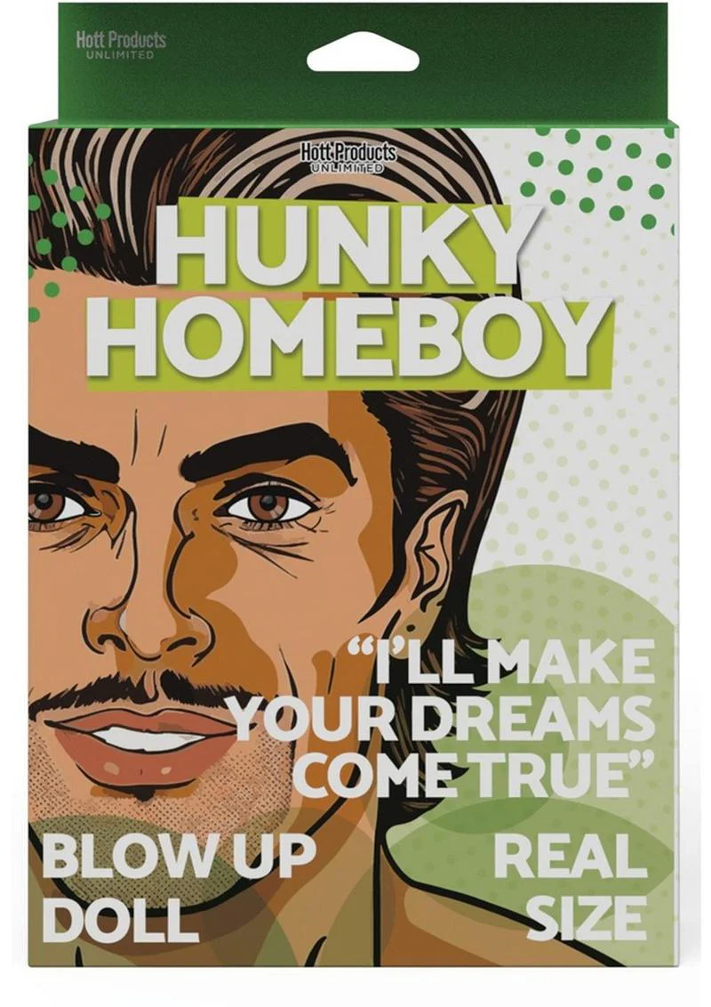 Hunky Homeboy Inflatable Doll Real Size Blow-Up - Image 2