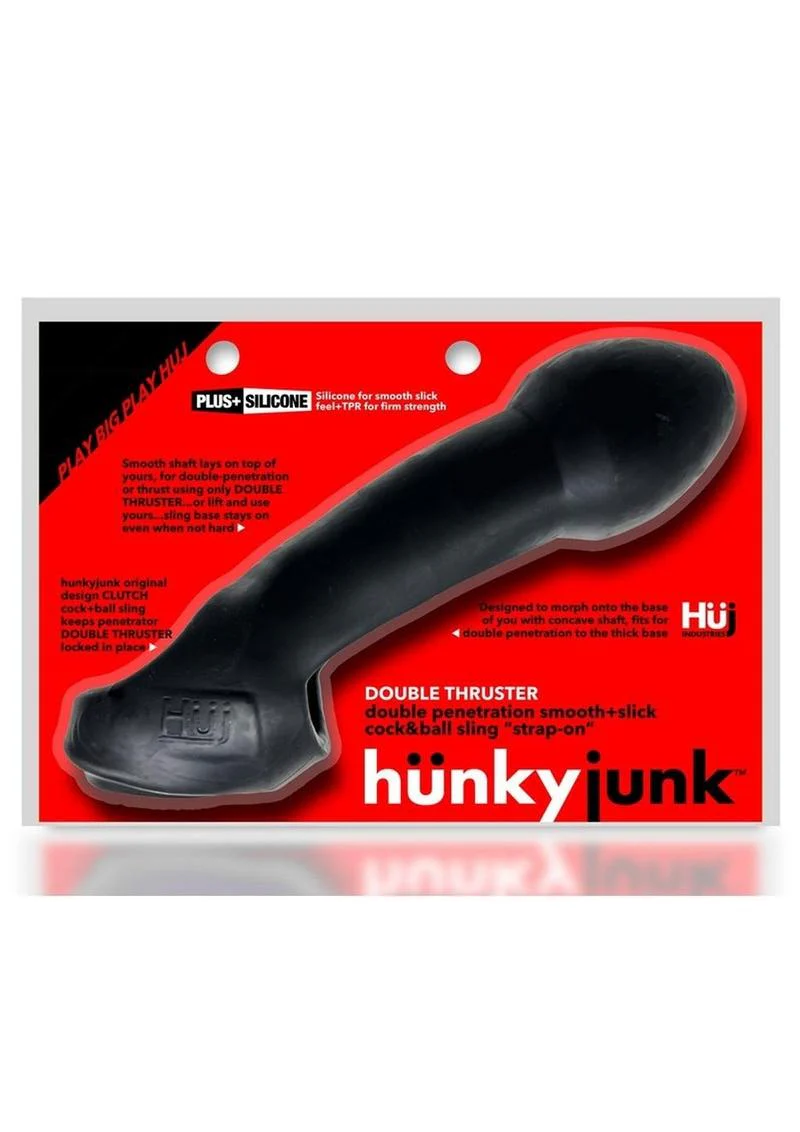 HunkyJunk Double Thruster Textured Double Penetrator Sling - Image 7