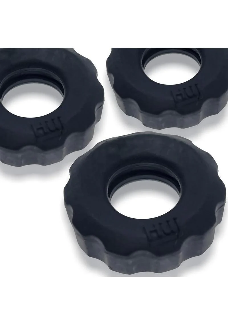 HunkyJunk HUJ Cockrings 3 Pack Flex TPR - Image 9