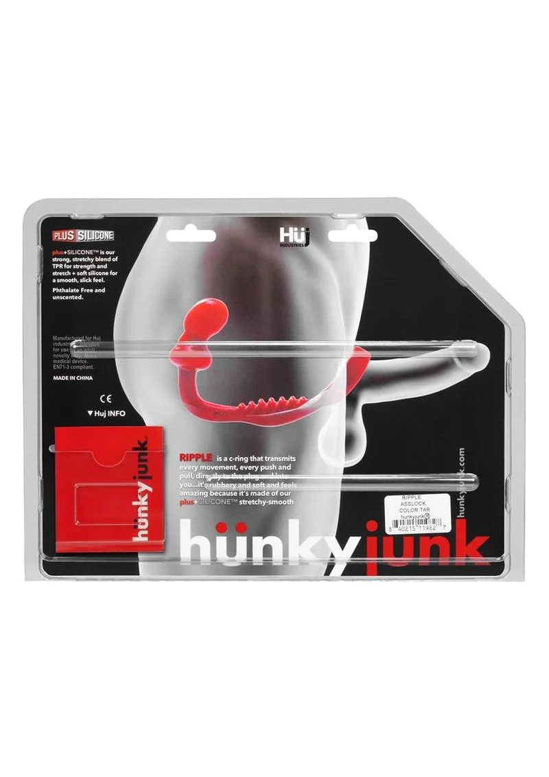Hunkyjunk Ripple Silicone Textured Asslock For Enhanced Pleasure - Image 3