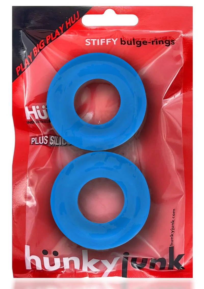 HunkyJunk Stiffy Bulge 2-Pack Silicone Cock Rings - Image 11