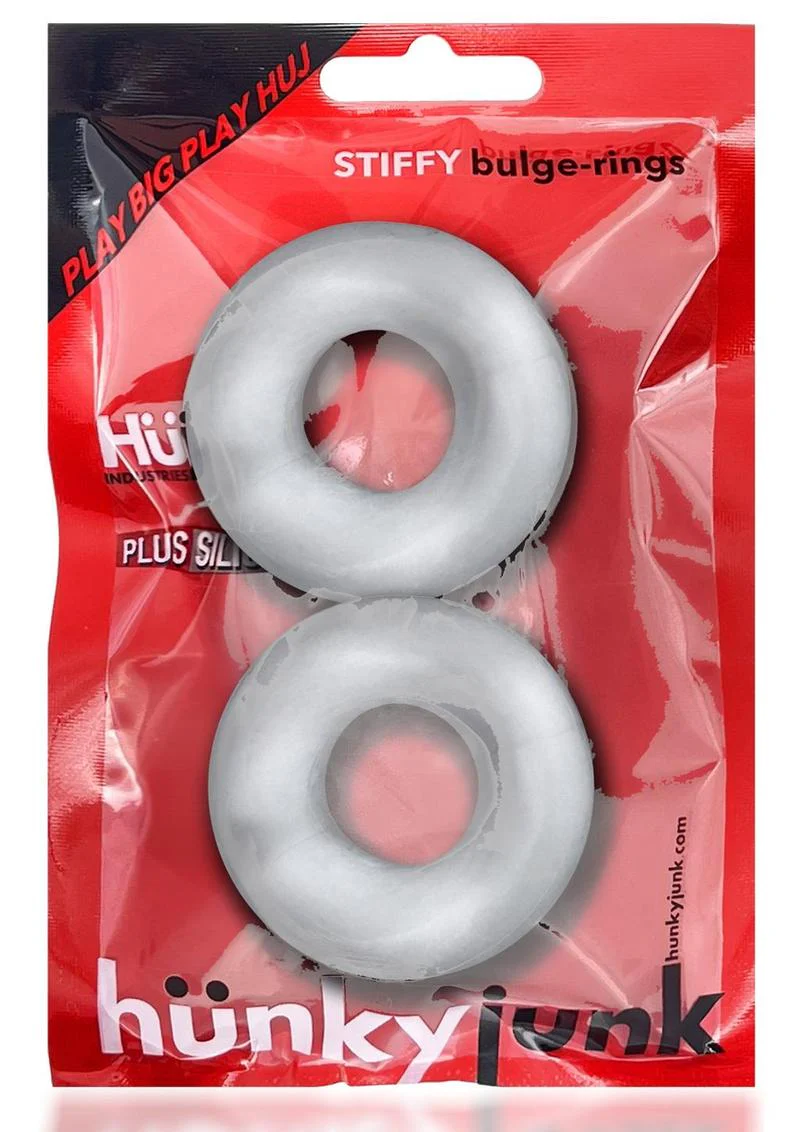 HunkyJunk Stiffy Bulge 2-Pack Silicone Cock Rings - Image 14